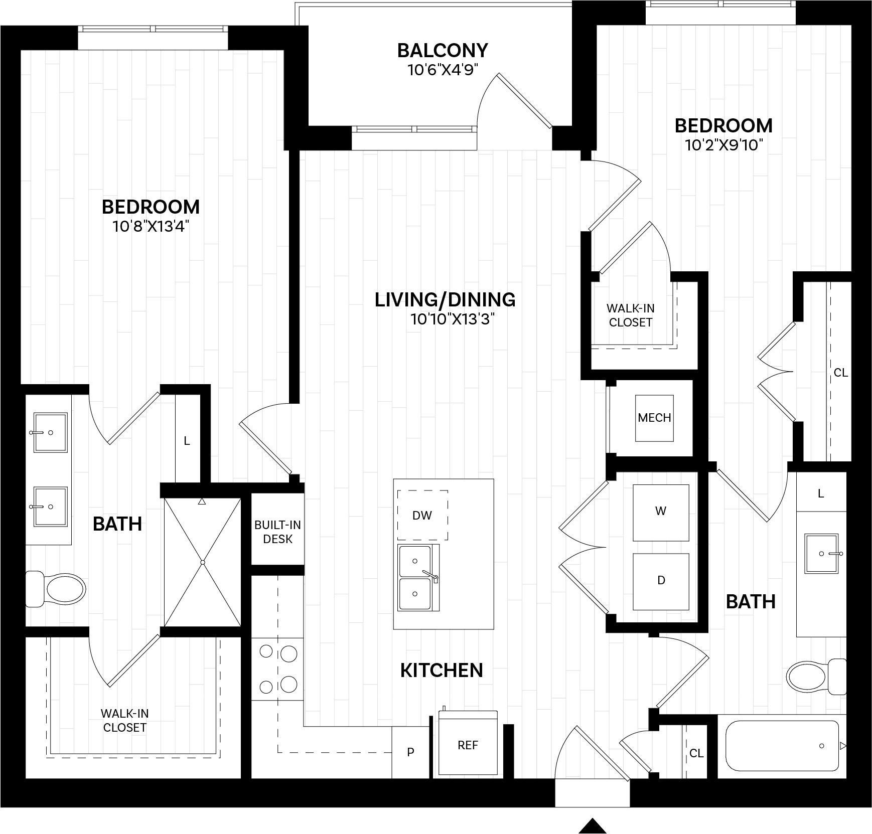 Floor Plan Image of Apartment Apt 335